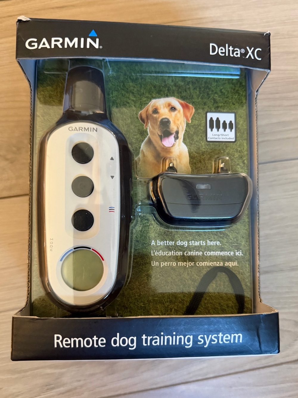 garmin Delta XC Remote Dog Training System - White and Black
